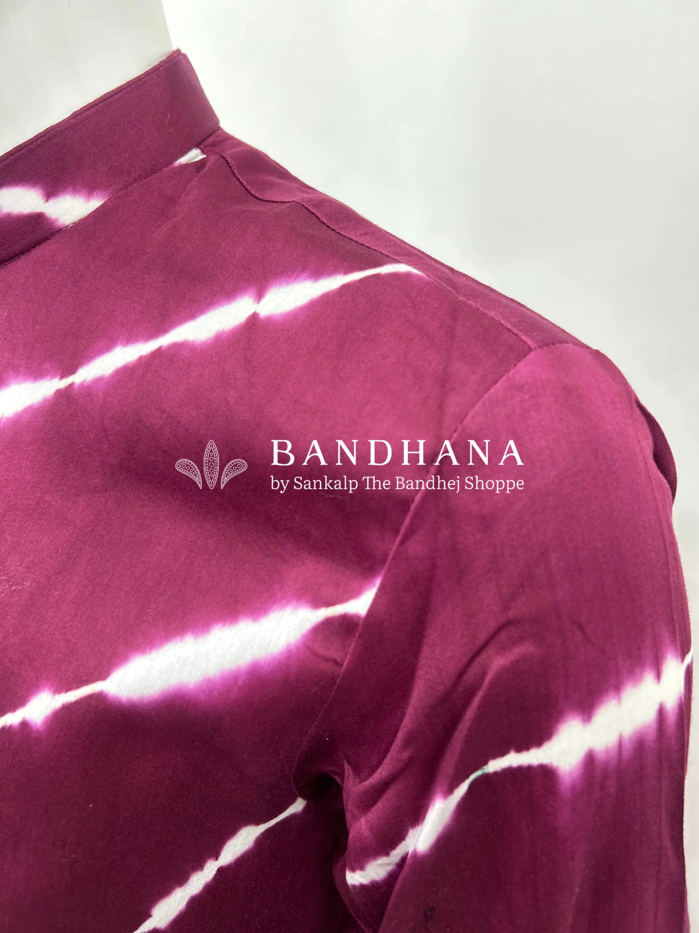 Maganta Cotton Satin Men’s Kurta