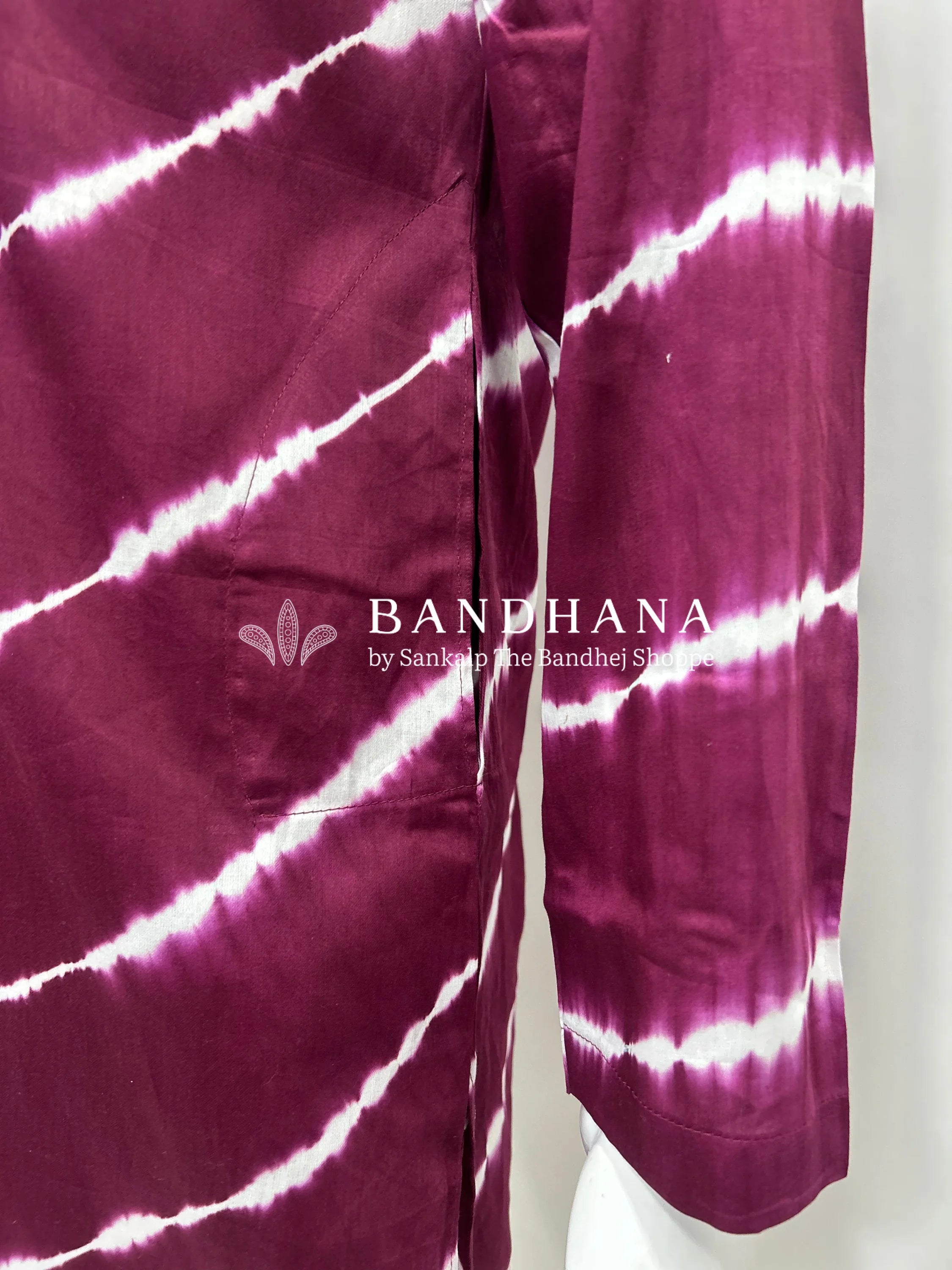 Maganta Cotton Satin Men’s Kurta