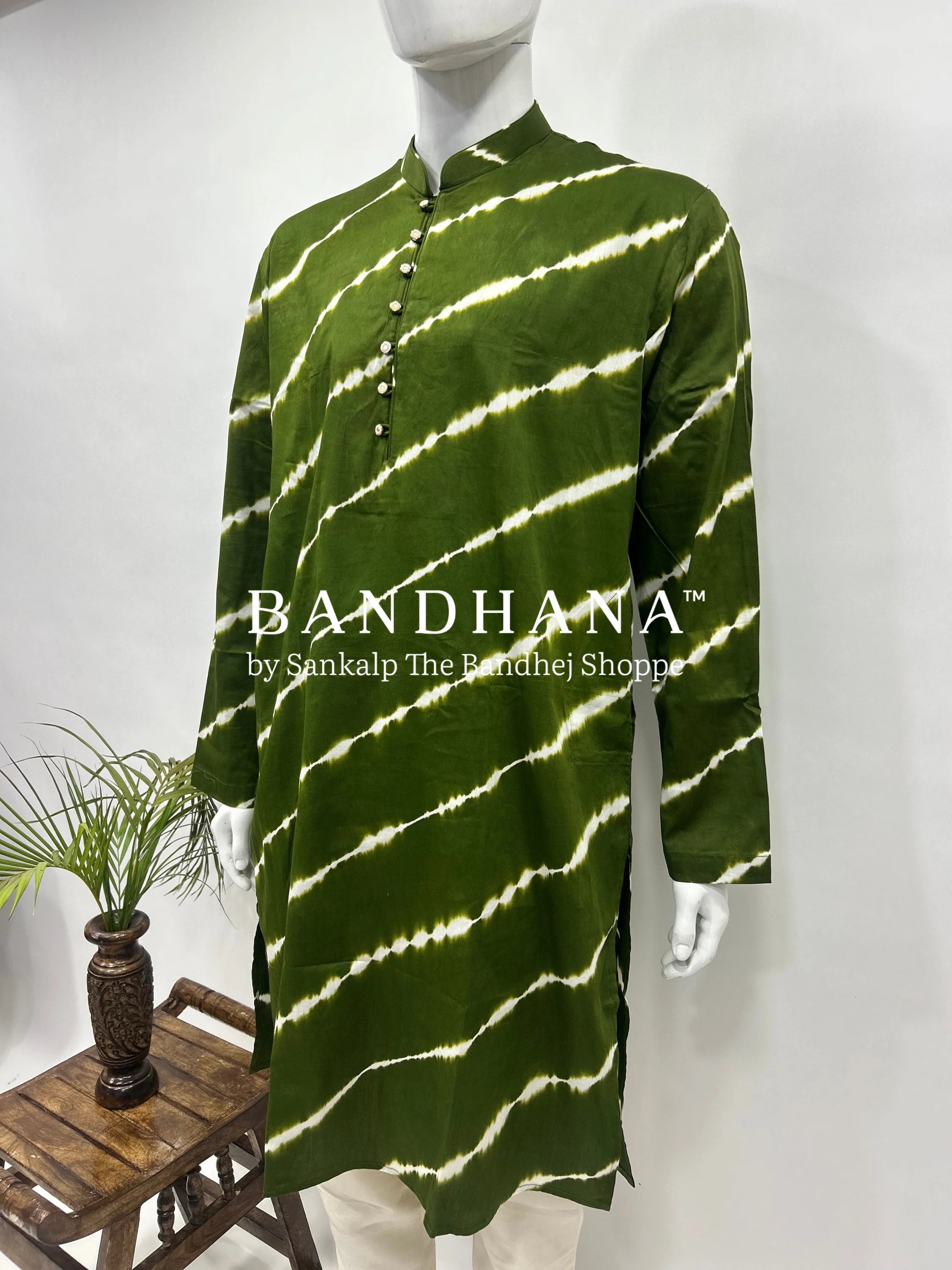 Mahendi Cotton Satin Men’s Kurta