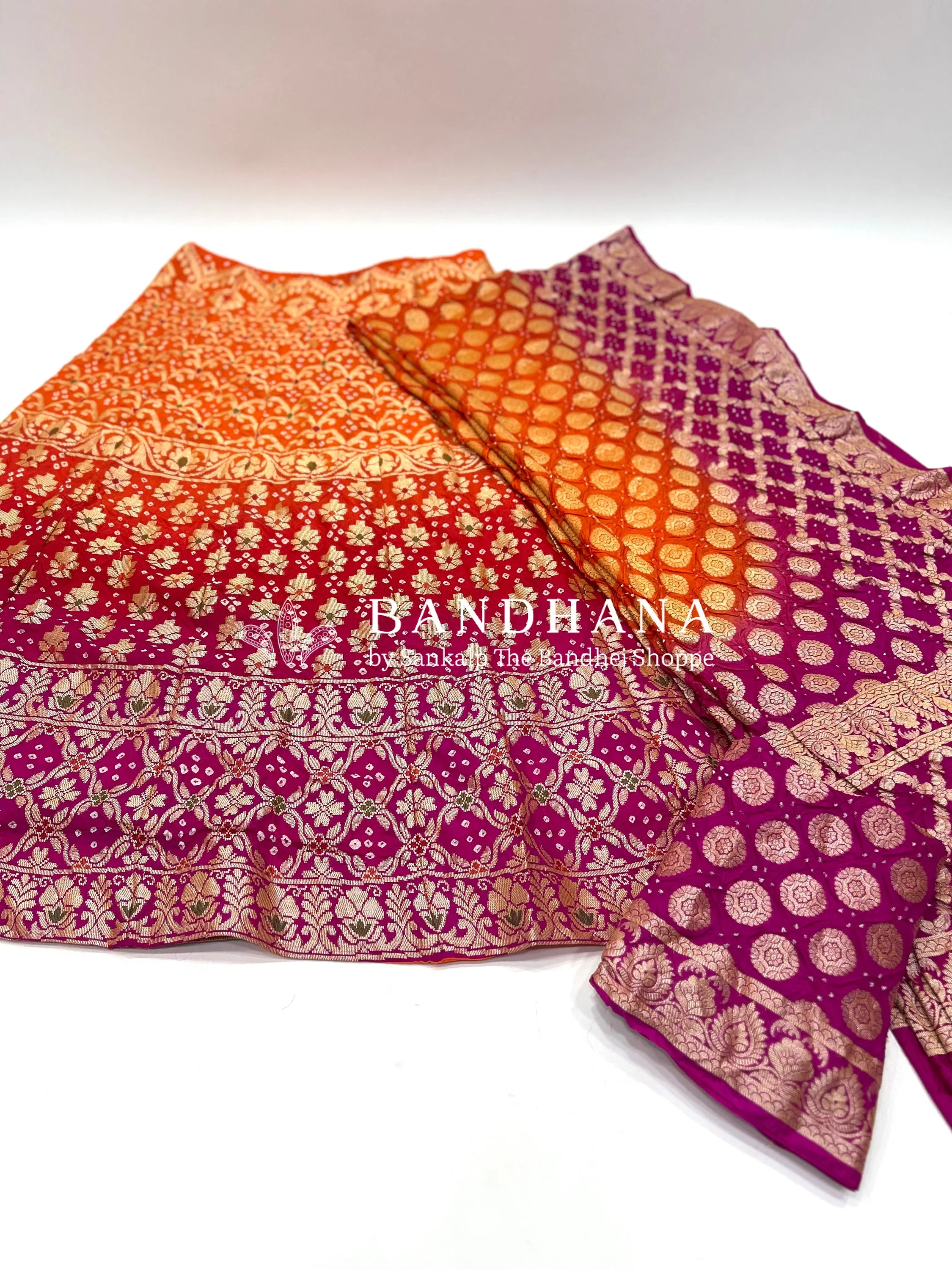 Orange-Rani Art Dupion Silk Chaniya Choli Material orangered / Art Silk Lehengas