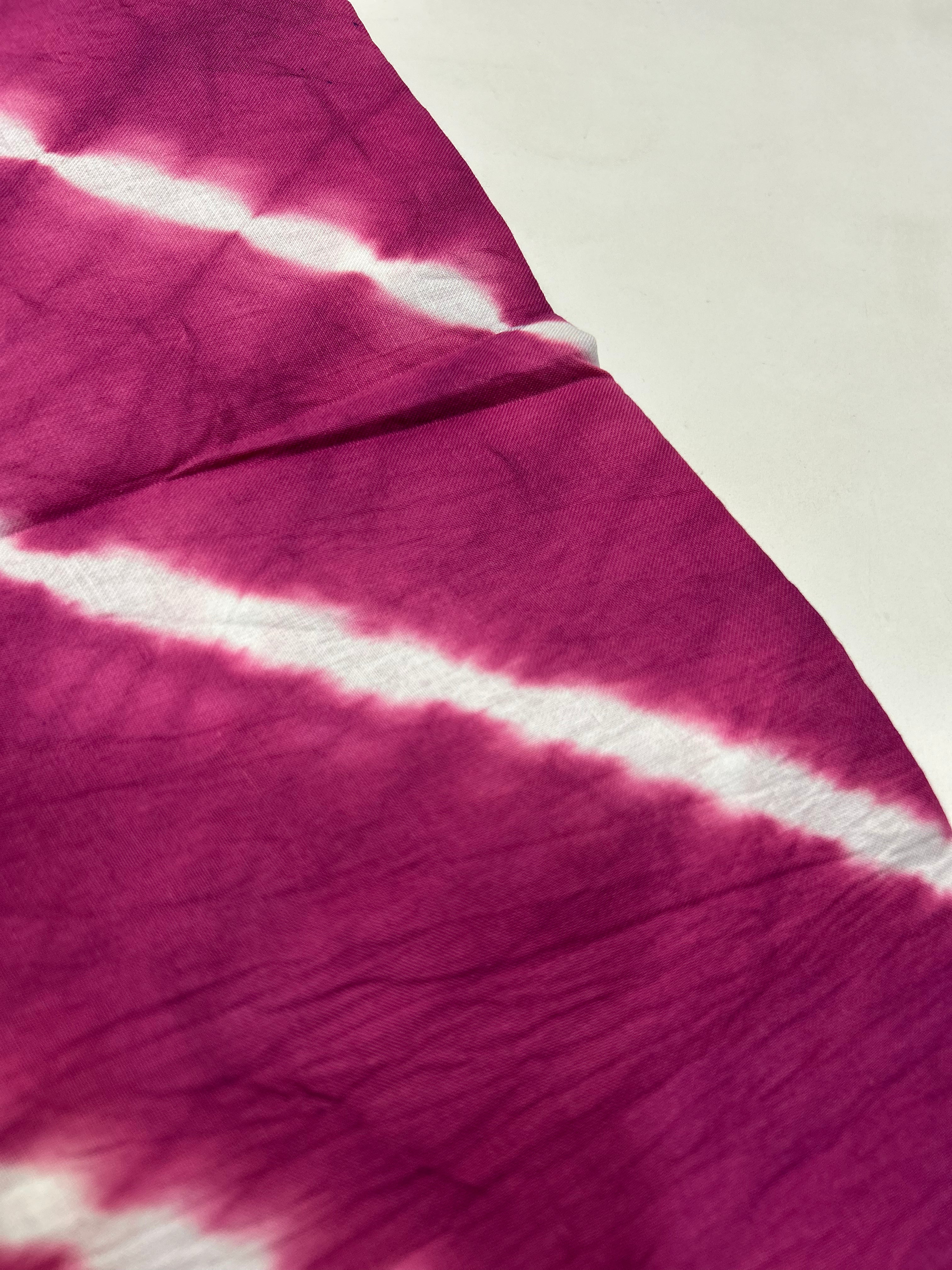 Pink-Grey Cotton Laheriya Dress Material grey / Cotton Dresses