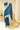 Indigo And Grey Gajii Silk Katha Work Bandhni Saree