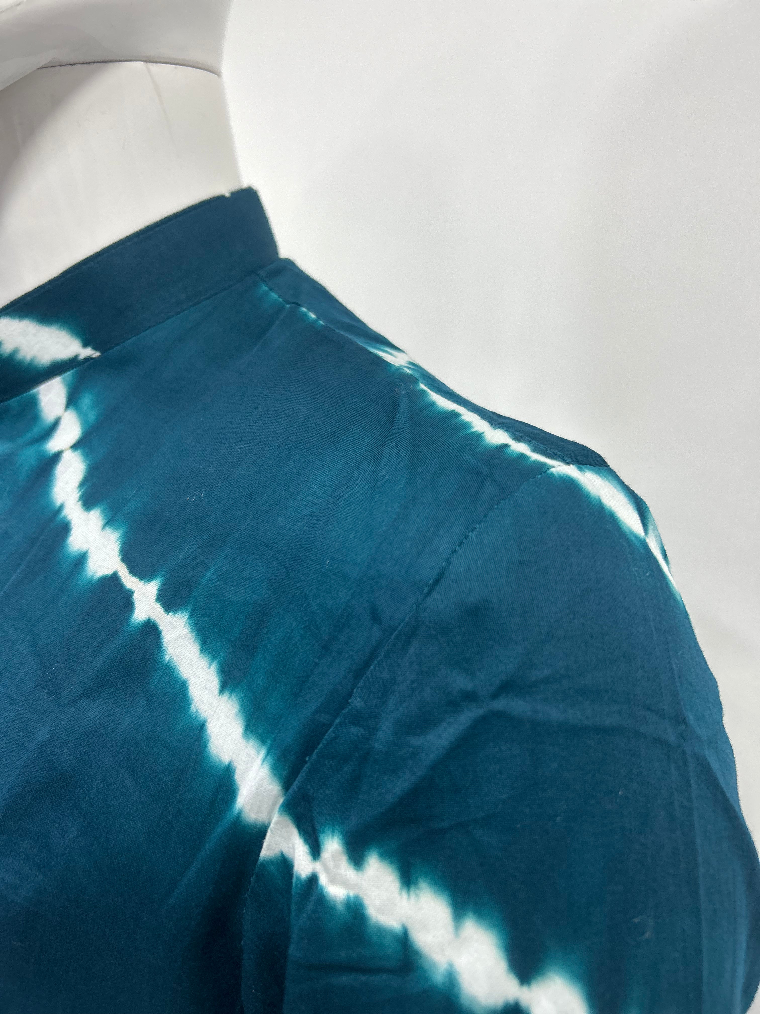 Till Green Cotton Satin Men’s Kurta