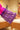 Cut Dana Handwork Bandhani Abha Gajji Silk In Rani Pink & Royal Purple Dual-Tone Shaded