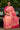 Orange And Strawberry Pink Georgette Banarasi Handloom Saree Sarees