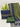Navy Blue & Pista Art Dupion Butta Bandhani Dress Material navy / Art Silk Dresses