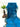 Indigo Soft Silk Resham Border Bandhani Saree dodgerblue / Soft Silk Sarees