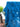Indigo Soft Silk Resham Border Bandhani Saree dodgerblue / Soft Silk Sarees