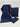 Navy Blue Ambadal Cotton Bandhani Dress Material navy / Cotton Dresses