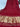 Blue- Maroon Gajji Silk Designer Gala Saree with 3 Colour Dying maroon / Gajji Silk Sarees
