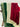 Gajji Silk Maroon - Green Designer Gala Saree With 3 Colour Dying green / Gajji Silk Sarees