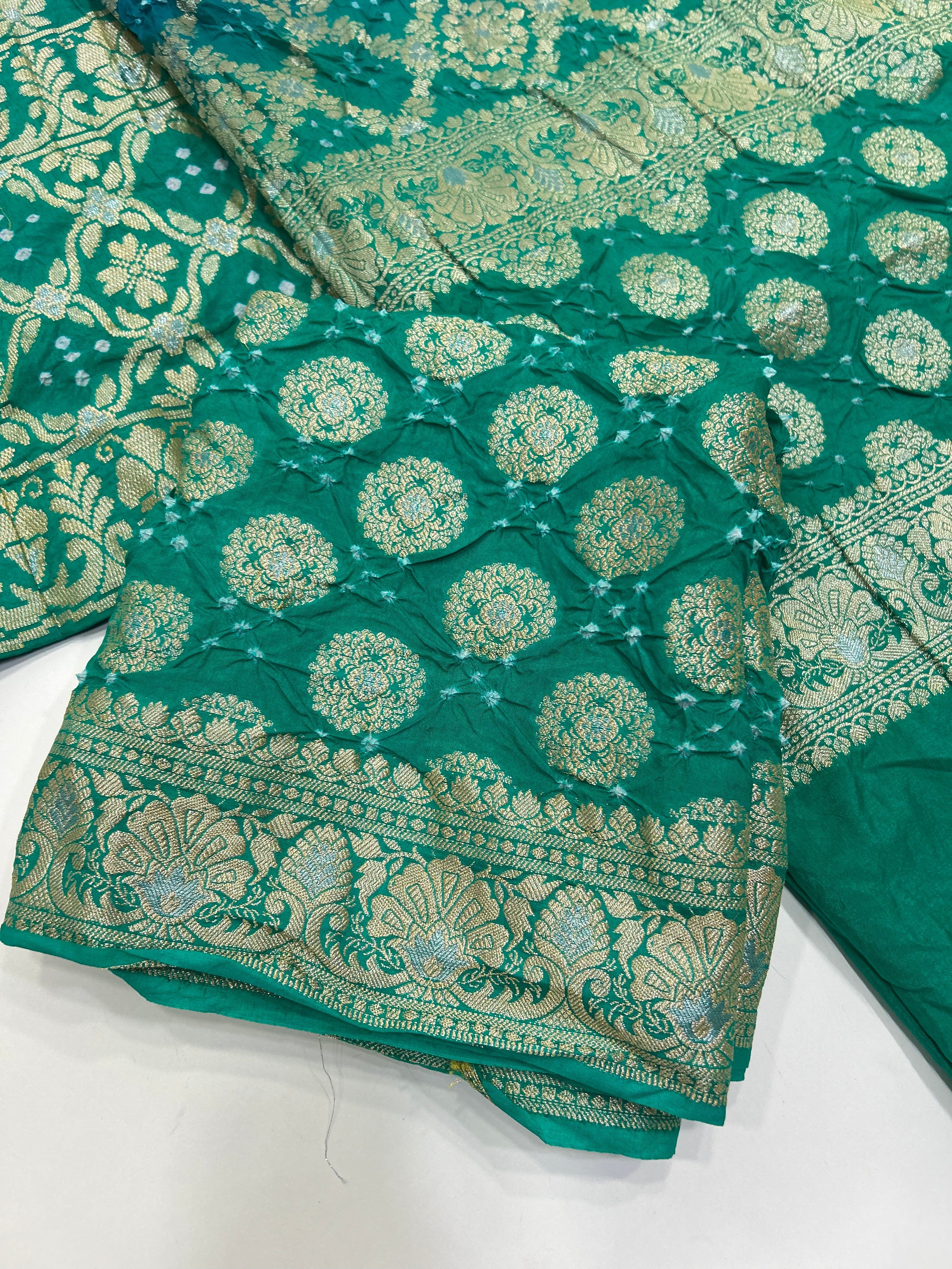 Firozy-Rama Art Dupion Silk Chaniya Choli Material teal / Art Silk Lehengas