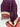 Gajji Silk Wine - Maroon Designer Gala Dupatta With 3 Colour Dying purple / Gajji Silk Dupattas