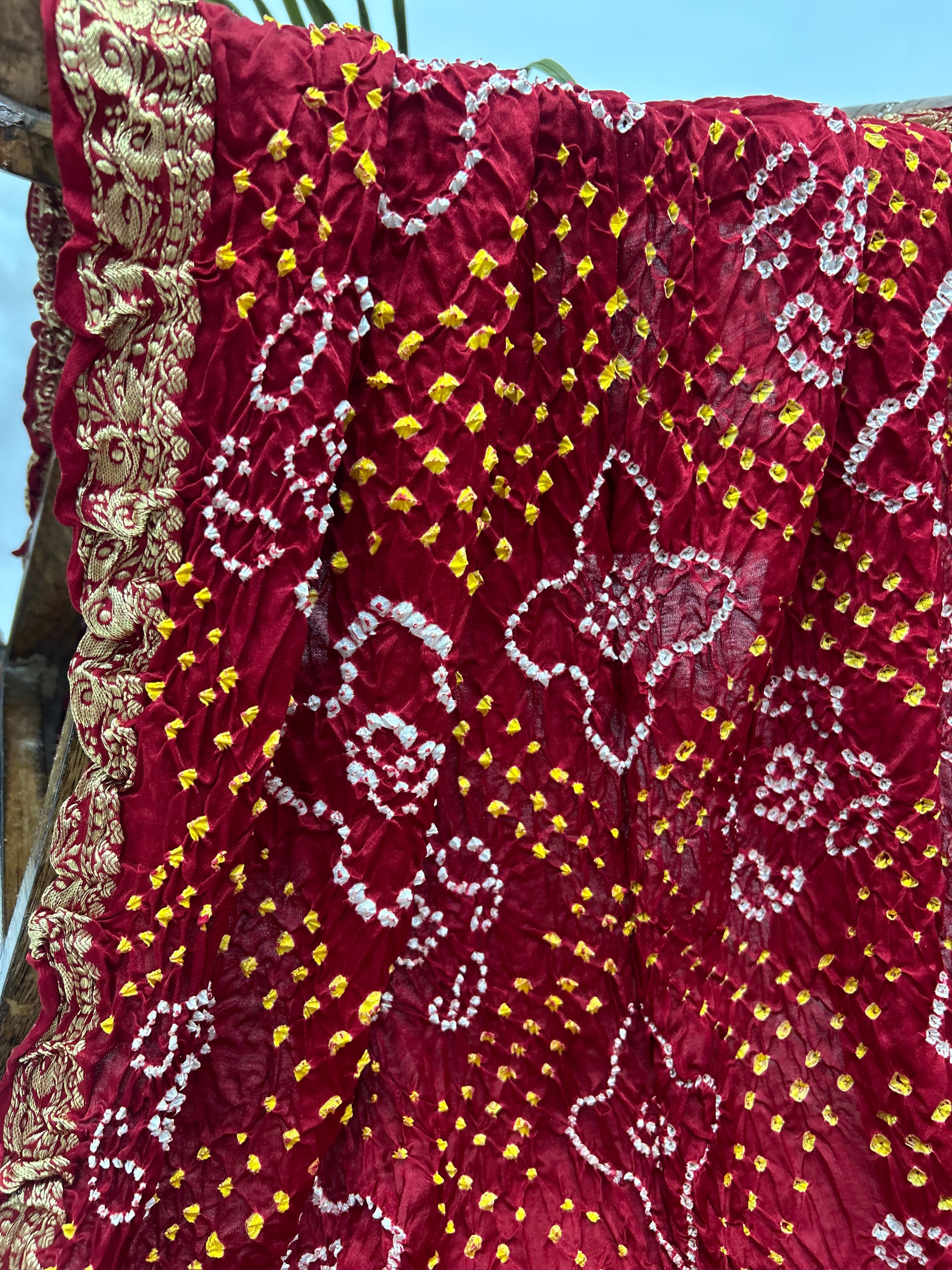 Royal Radiance Maroon Gajji Silk Wedding Saree Sarees