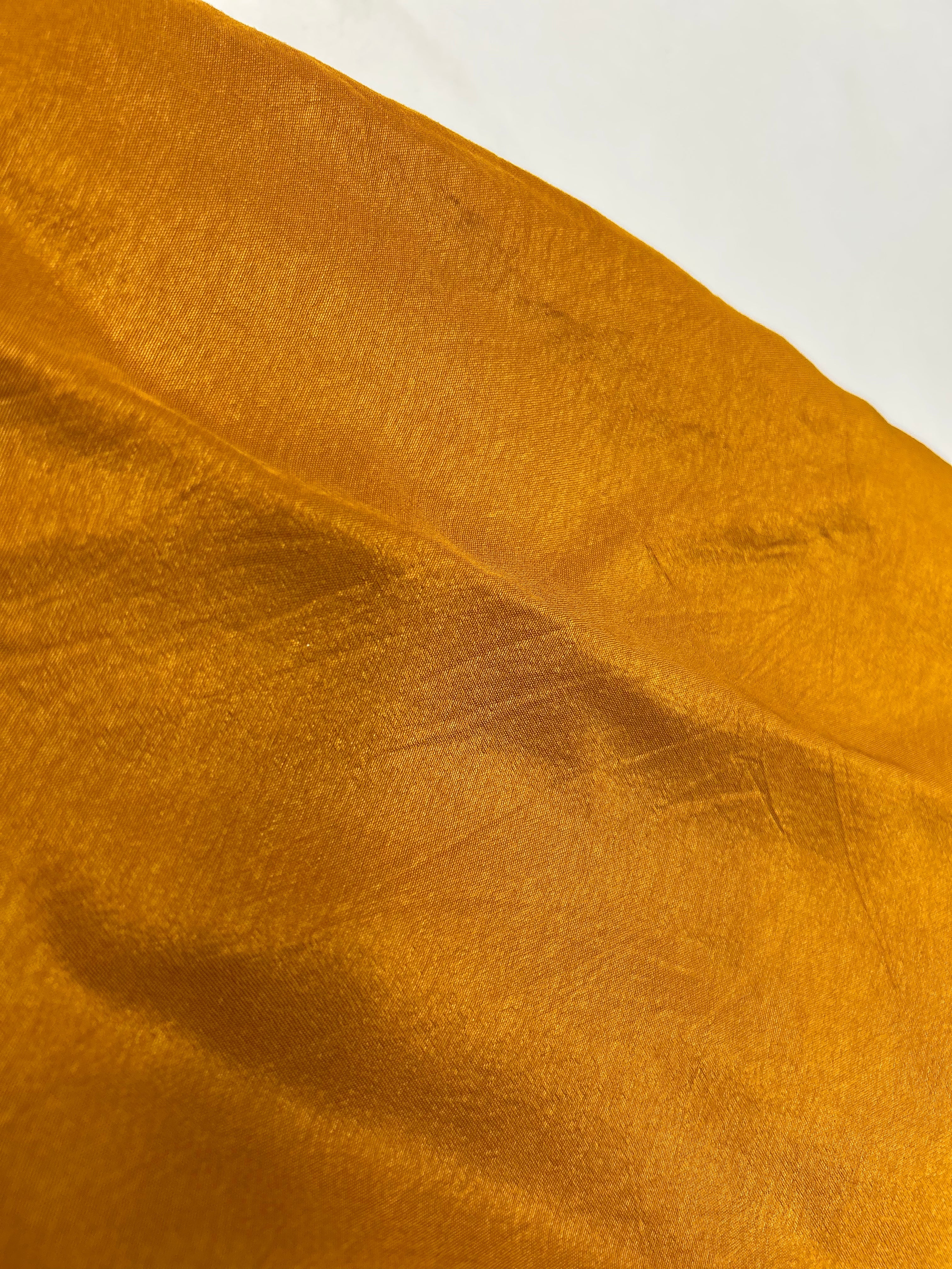 Mustard Dola Silk Bandhani Dress Material orange / Dola Silk Dresses