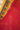 Red & Mustard Gajii Silk Katha work Bandhni Saree
