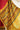 Red & Mustard Gajii Silk Katha work Bandhni Saree