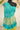 Yellow And Sea Green Shaded Gajji Fency Rai Bandhani Saree