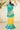 Yellow And Sea Green Shaded Gajji Fency Rai Bandhani Saree