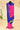 Gajii Silk Bandhni Dress Material In Royal Blue And Bright Pink
