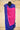 Gajii Silk Bandhni Dress Material In Royal Blue And Bright Pink