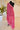 Georgette Lukhnowi Bandhani Dupatta In Wine
