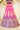 Rani And Purpel Georgette Banarasi Bandhani Chaniya Choli Material