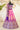 Rani And Purpel Georgette Banarasi Bandhani Chaniya Choli Material