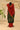 Cotton Lotus Daman Dress Material In Bottle Green And Red