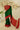 Designer Gala Gajji Silk Bandhani Saree with 2 Colour Dying In Green And Red