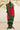 Green And Red Gajii Silk Bandhni Dress Material