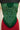 Green And Red Gajii Silk Bandhni Dress Material