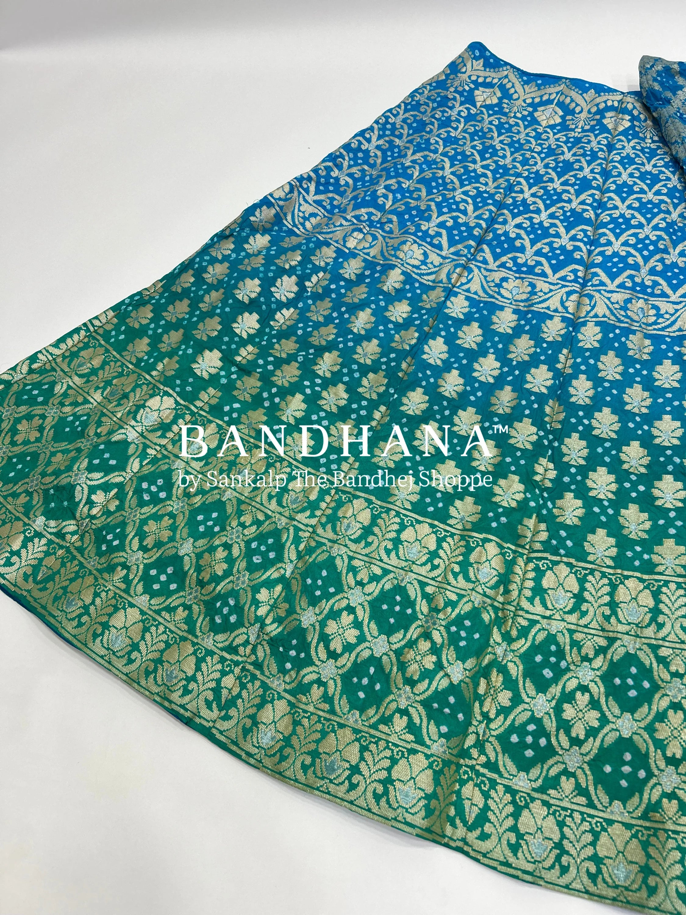 Firozy-Rama Art Dupion Silk Chaniya Choli Material teal / Art Silk Lehengas