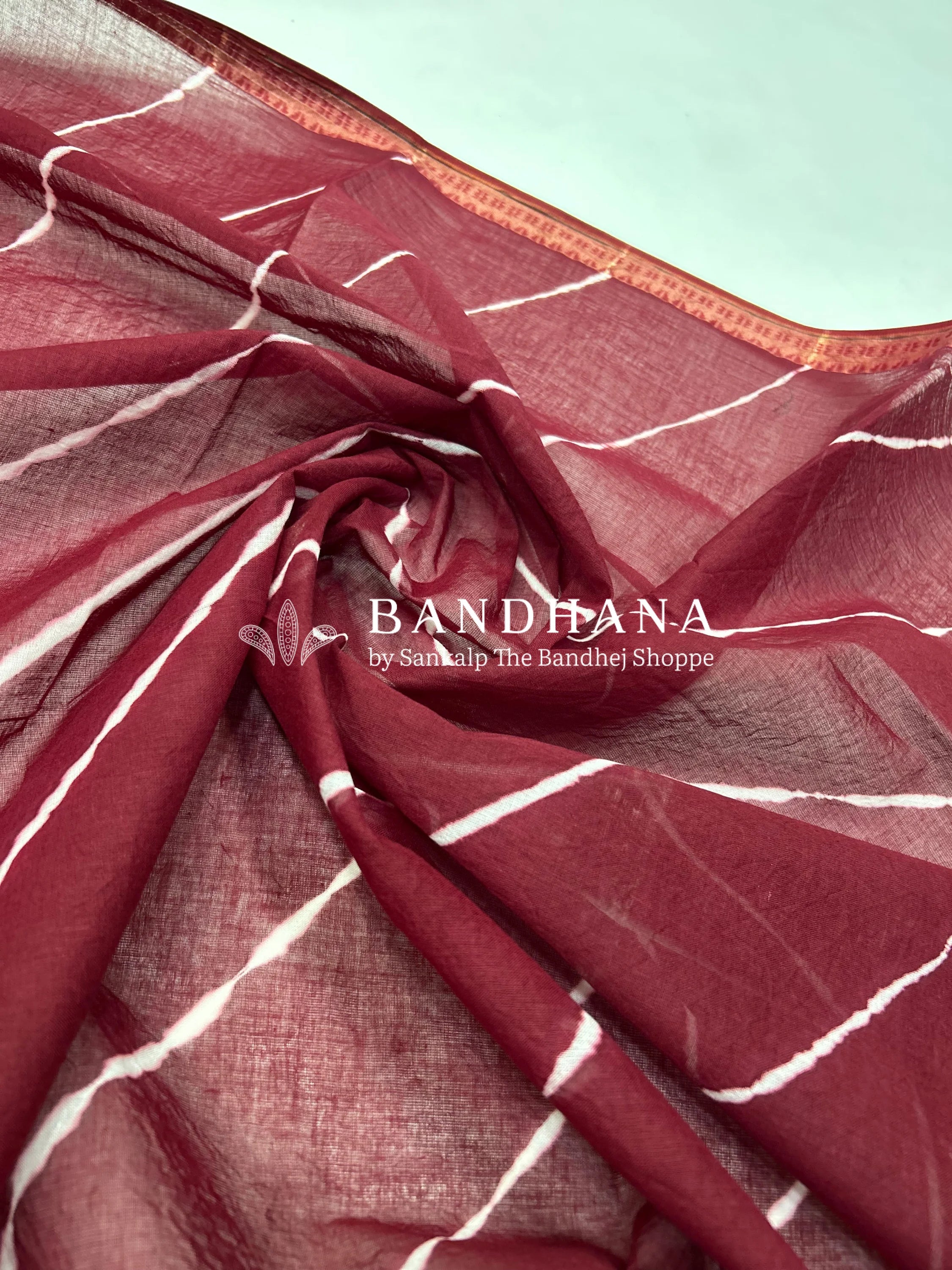 Grey-Maroon Cotton Laheriya Dress Material maroon / Cotton Dresses