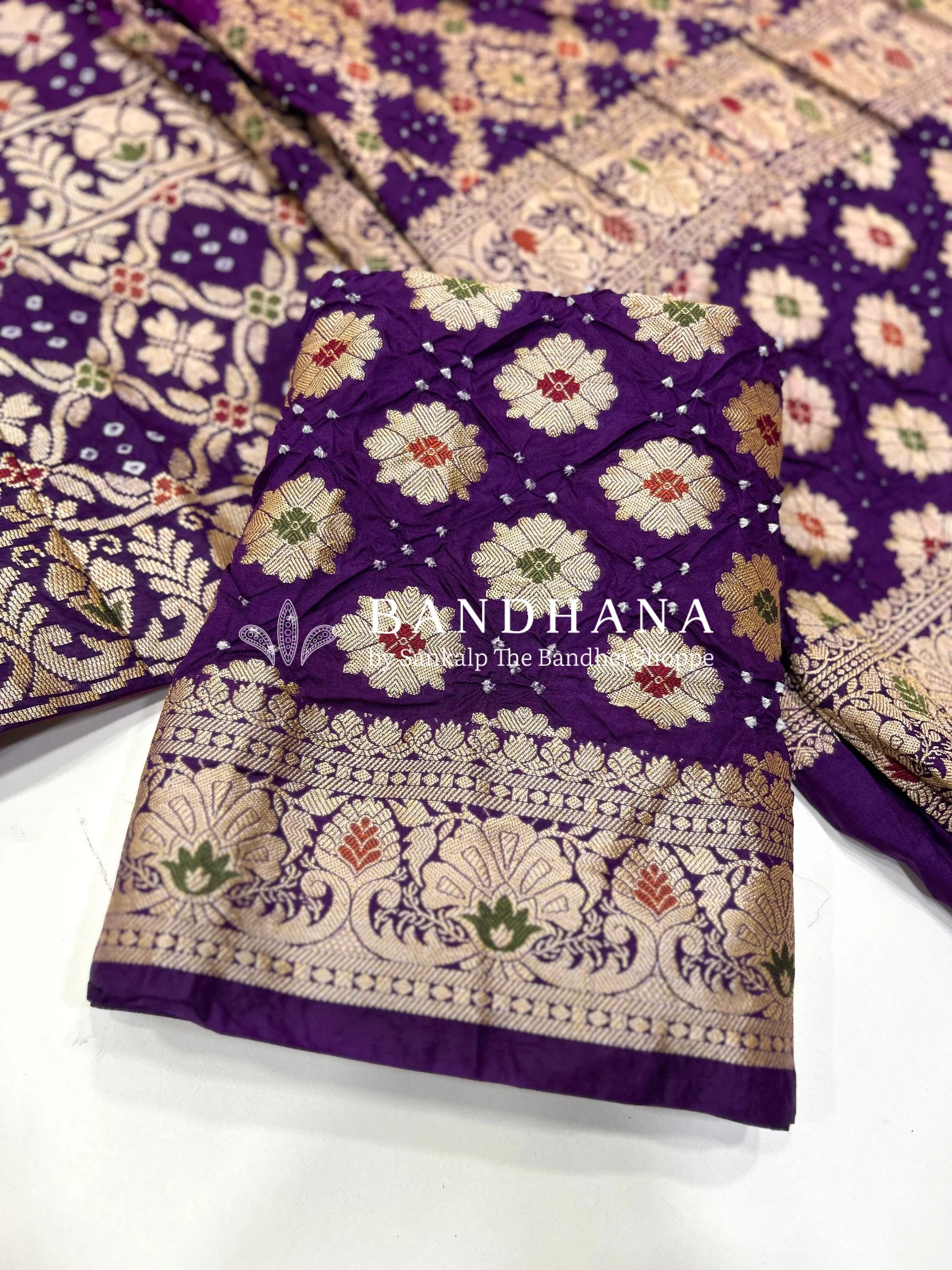 Magenta-Purple Art Dupion Silk Chaniya Choli Material purple / Art Silk Lehengas