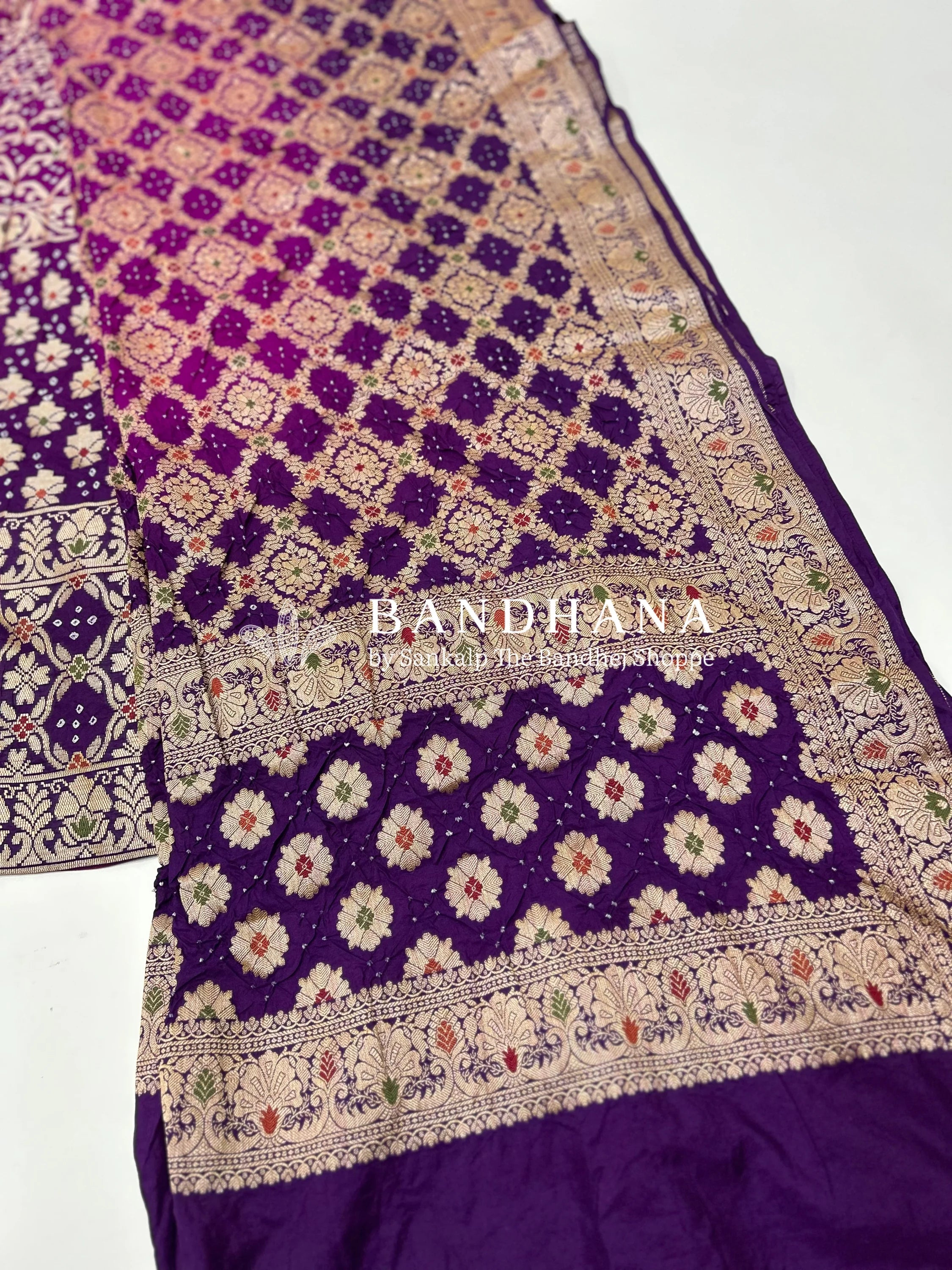 Magenta-Purple Art Dupion Silk Chaniya Choli Material purple / Art Silk Lehengas