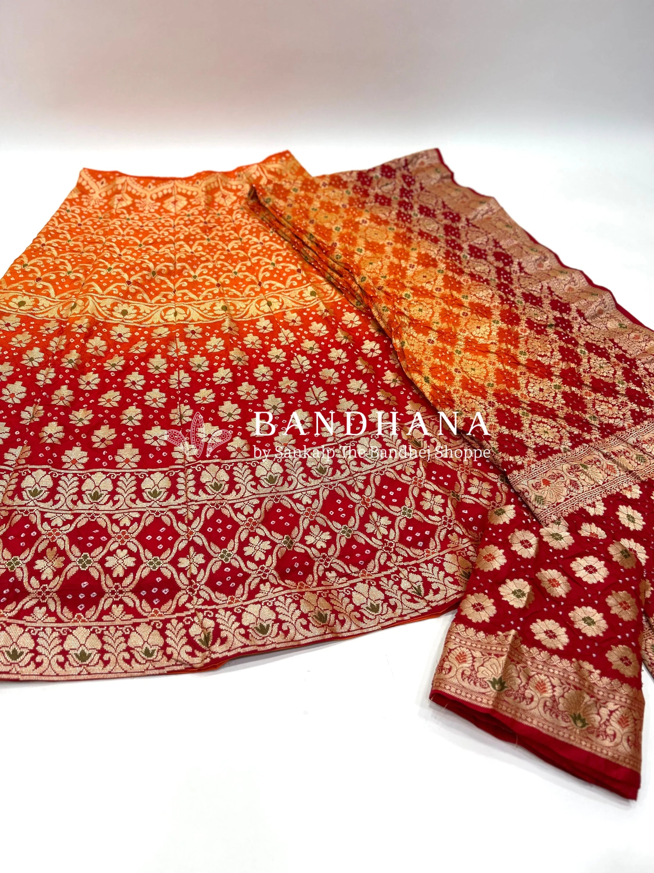 Orange-Maroon Art Dupion Silk Chaniya Choli Material maroon / Art Silk Lehengas