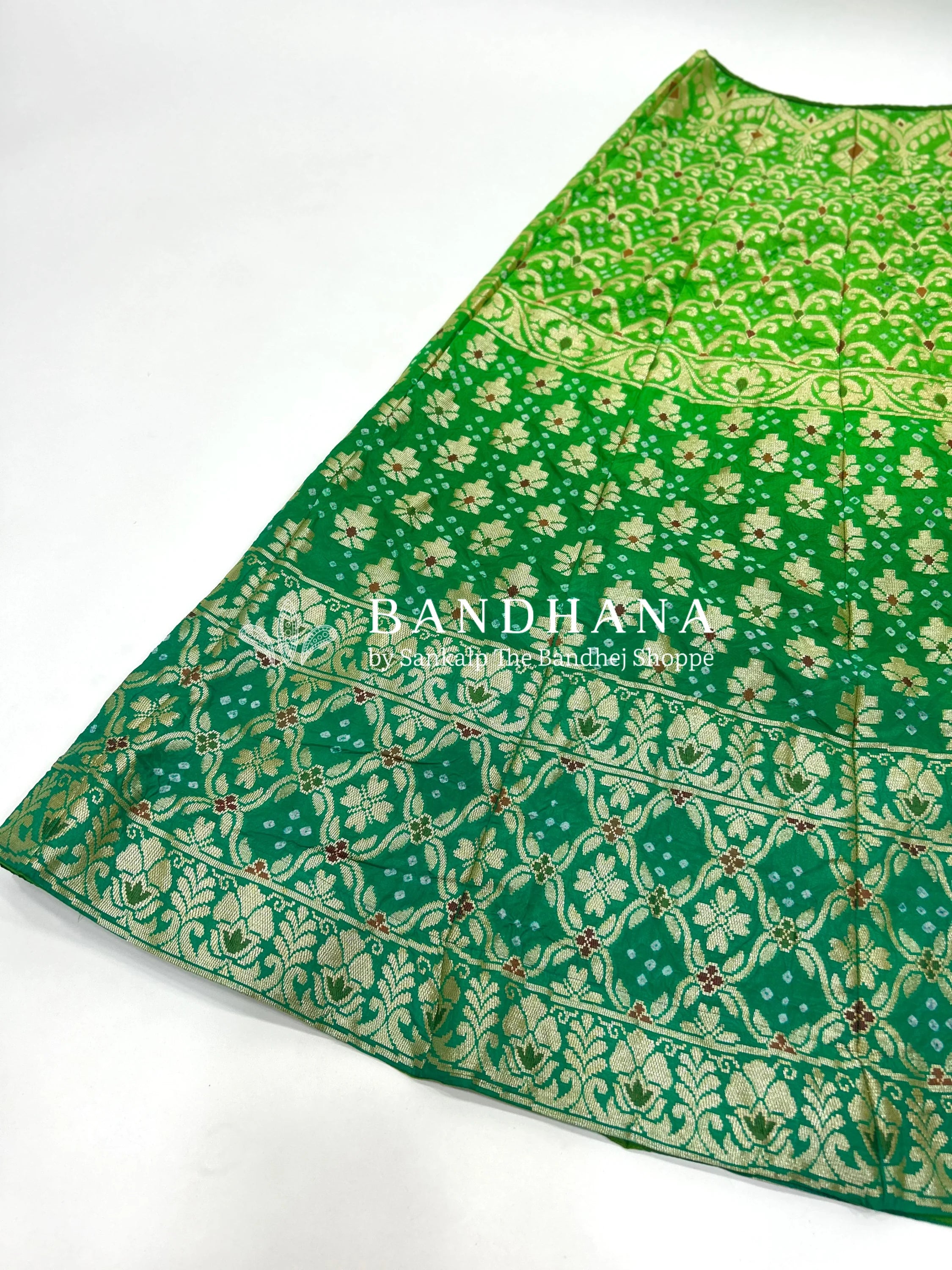 Parot Green-Rama Art Dupion Silk Chaniya Choli Material green / Art Silk Lehengas