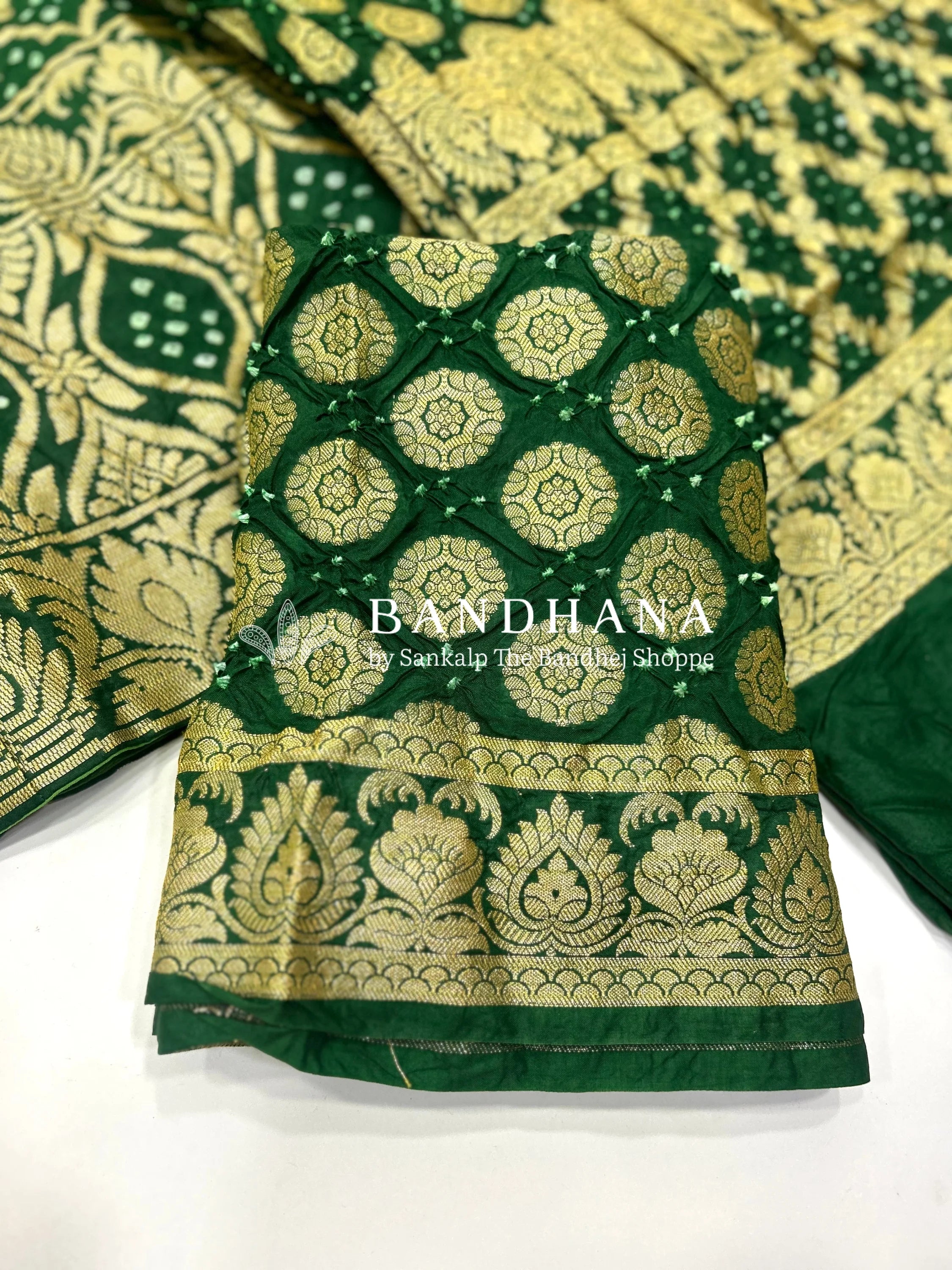 Parrot Green-Dark Green Art Dupion Silk Chaniya Choli Material green / Art Silk Lehengas