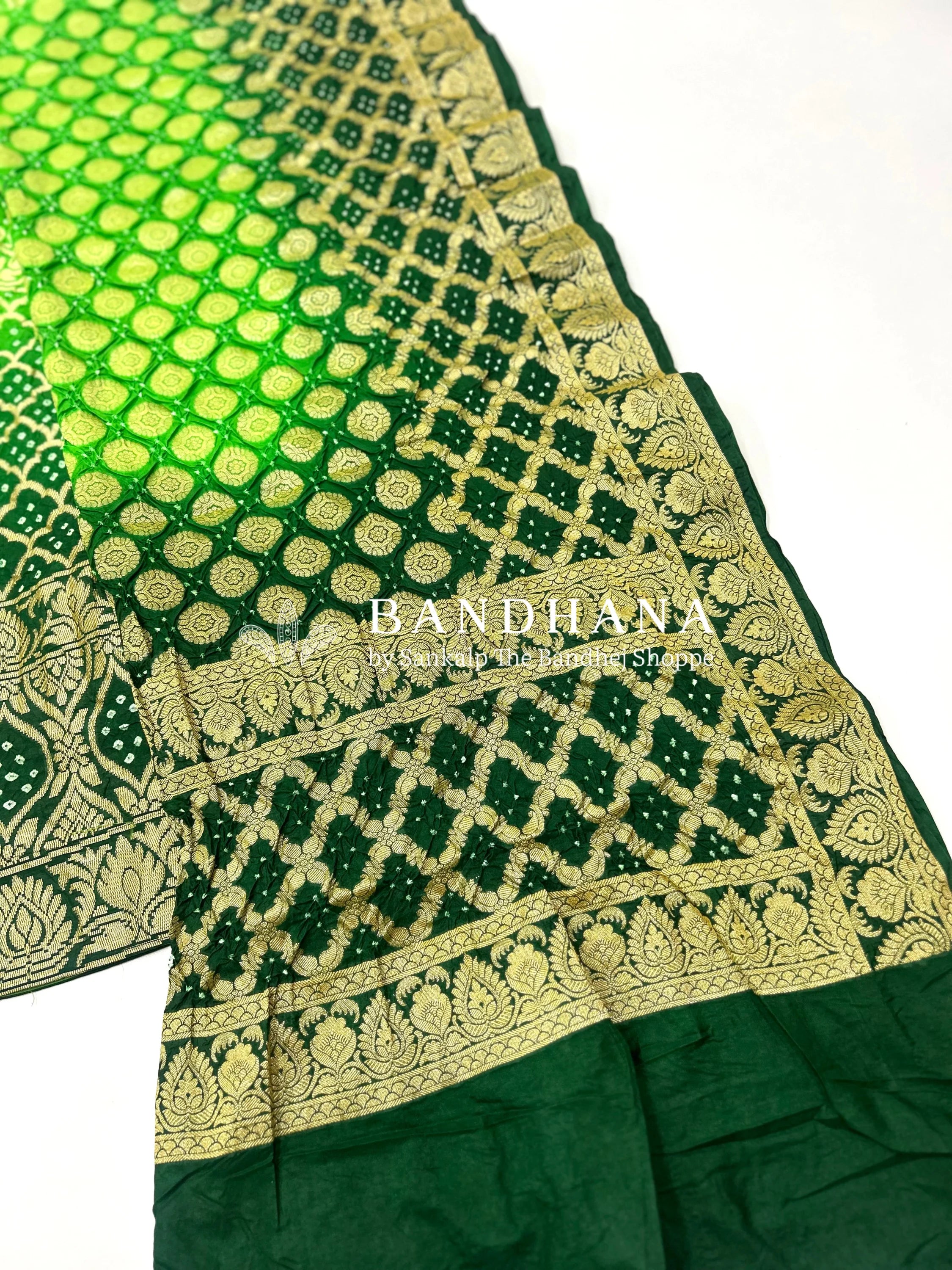 Parrot Green-Dark Green Art Dupion Silk Chaniya Choli Material green / Art Silk Lehengas