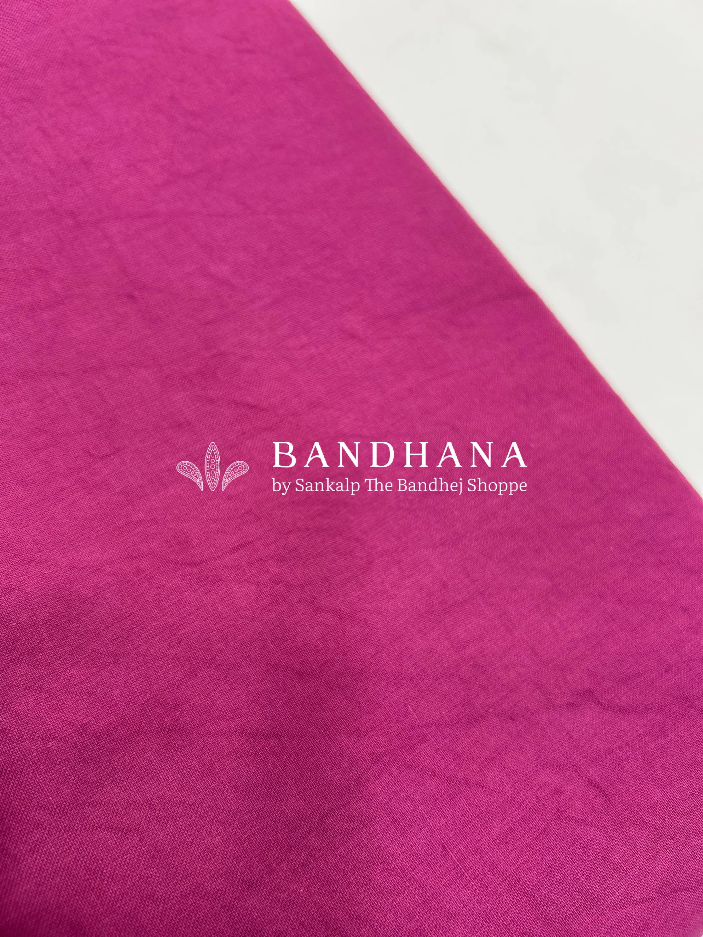 Pink Ambadal Cotton Bandhani Dress Material pink / Cotton Dresses