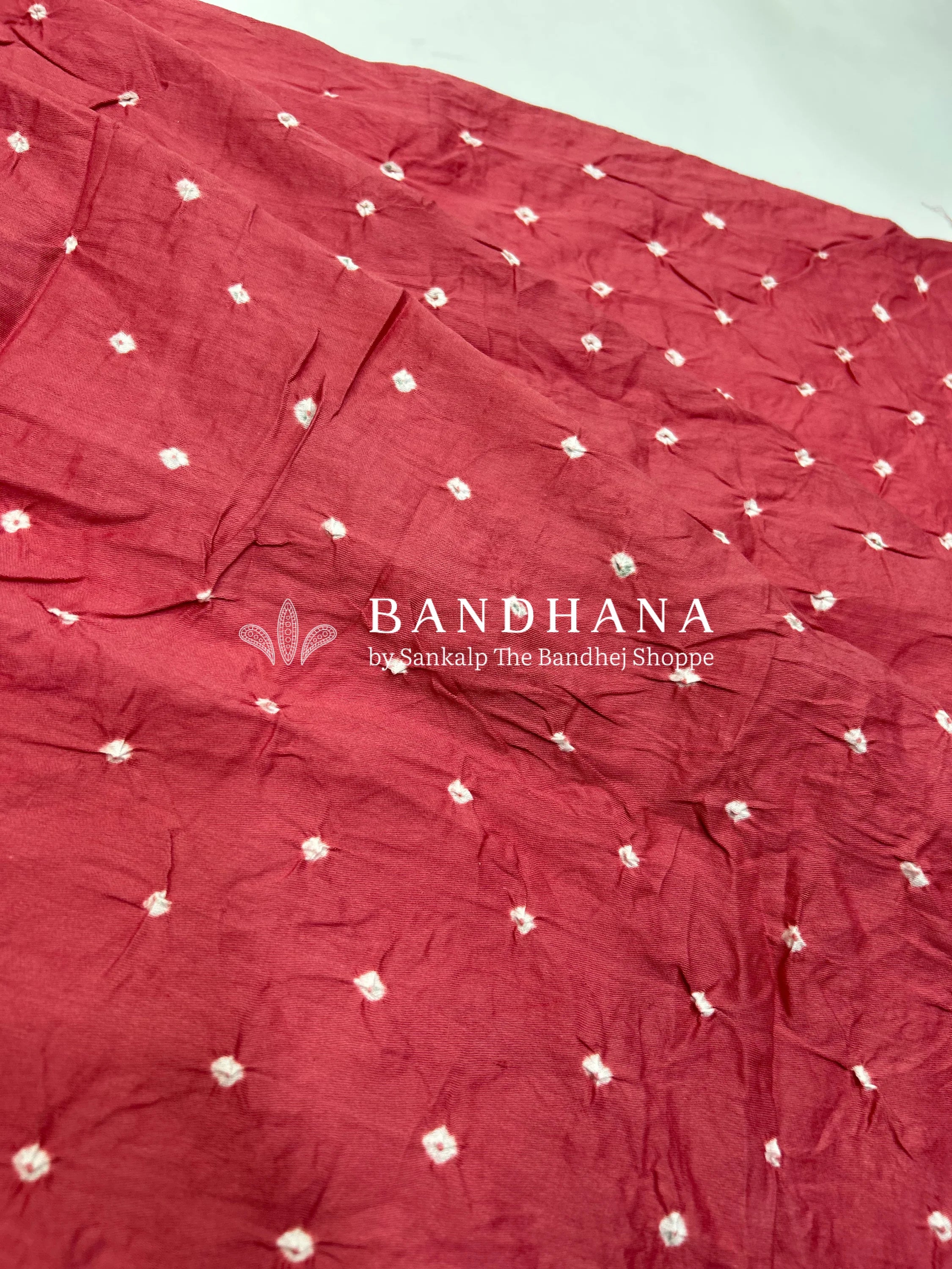 Pink-Mehendi Green Cotton Fancy Work Bandhani Dress Material pink / Cotton Dresses