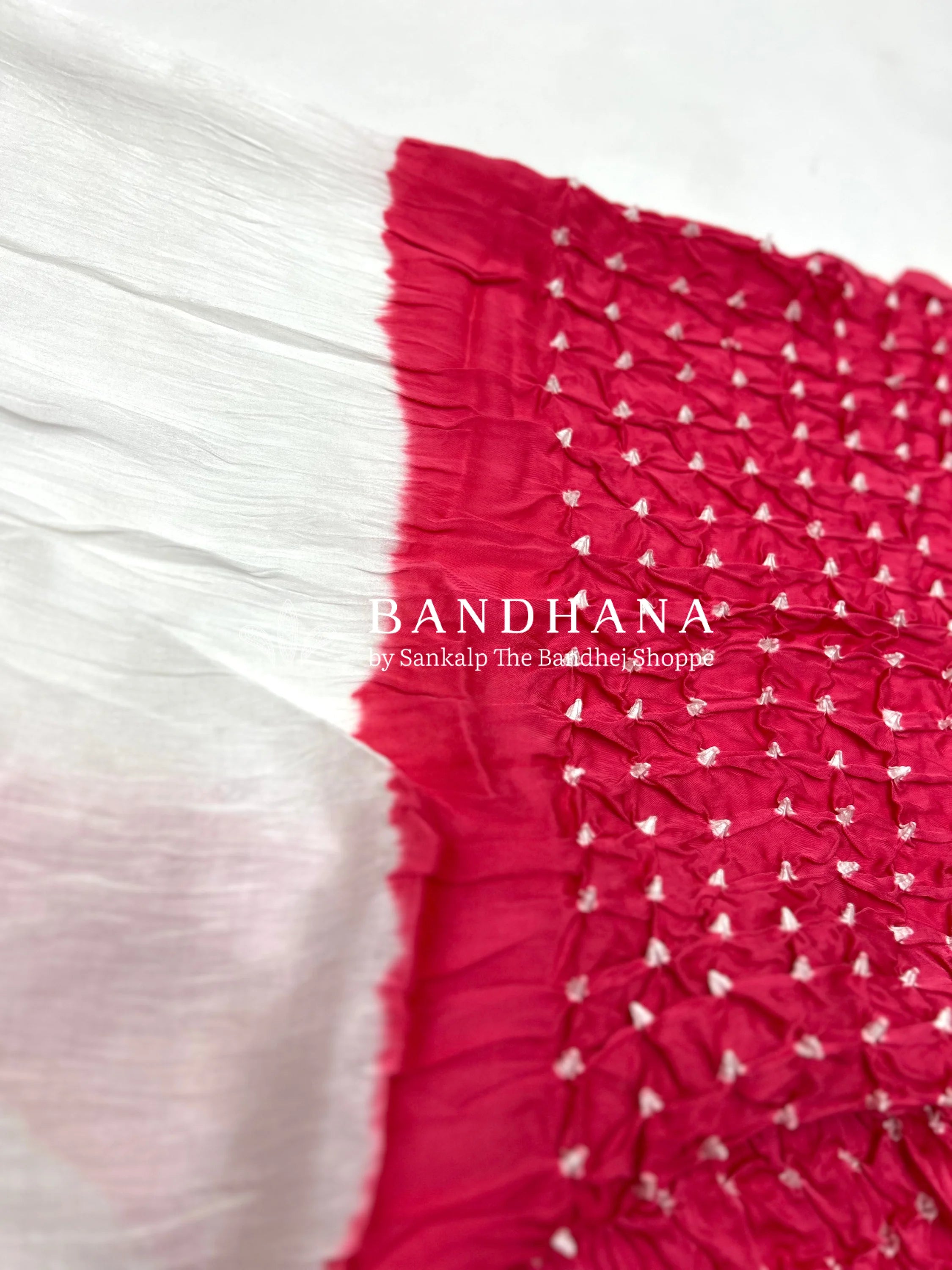 Pink-White Modal Ambadaal Dress Material pink / Modal Silk Dresses