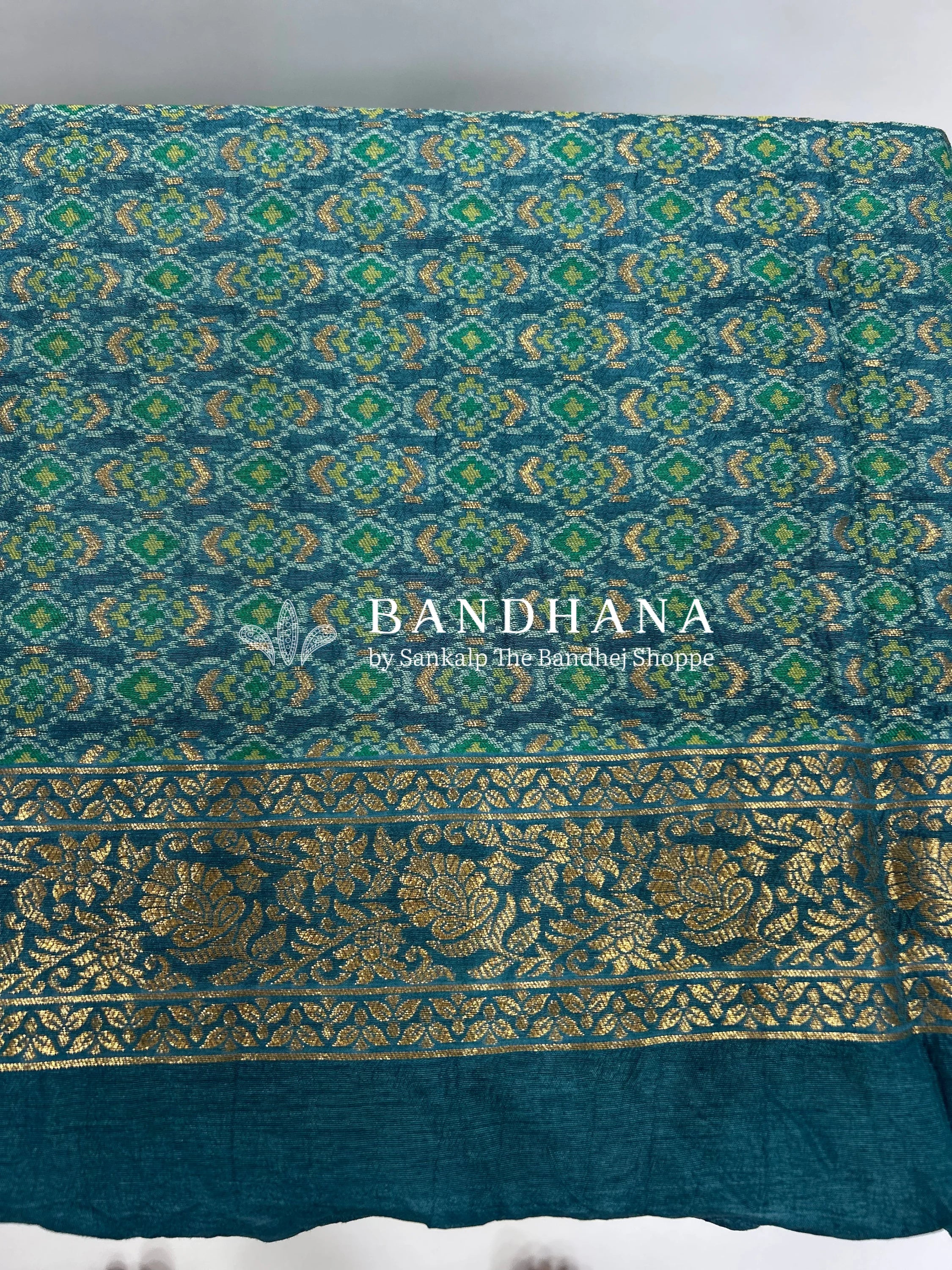 Sky Blue Color Malai Silk Single Dot Bandhani Saree skyblue / Malai Silk Sarees
