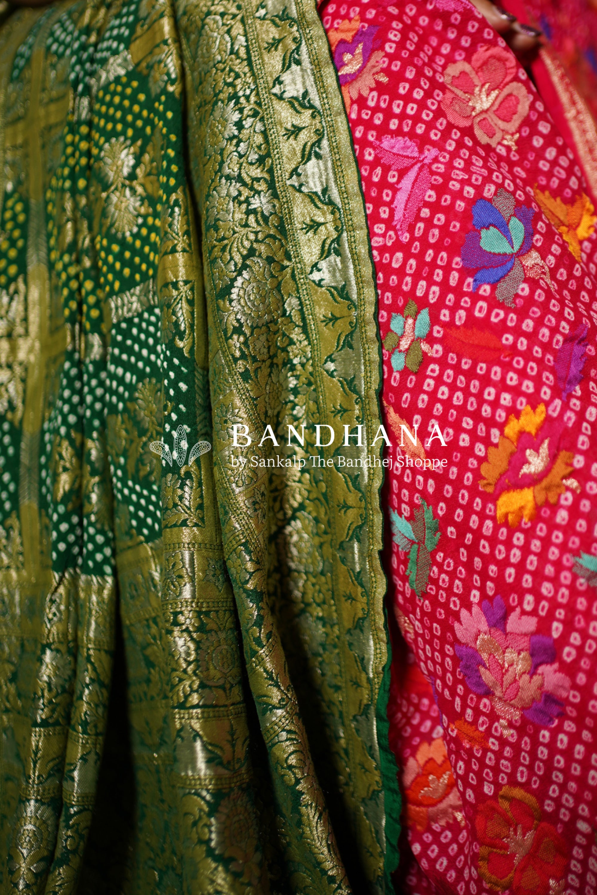 Strawberry Pink Georgette Banarasi Minakari Handloom Saree Sarees