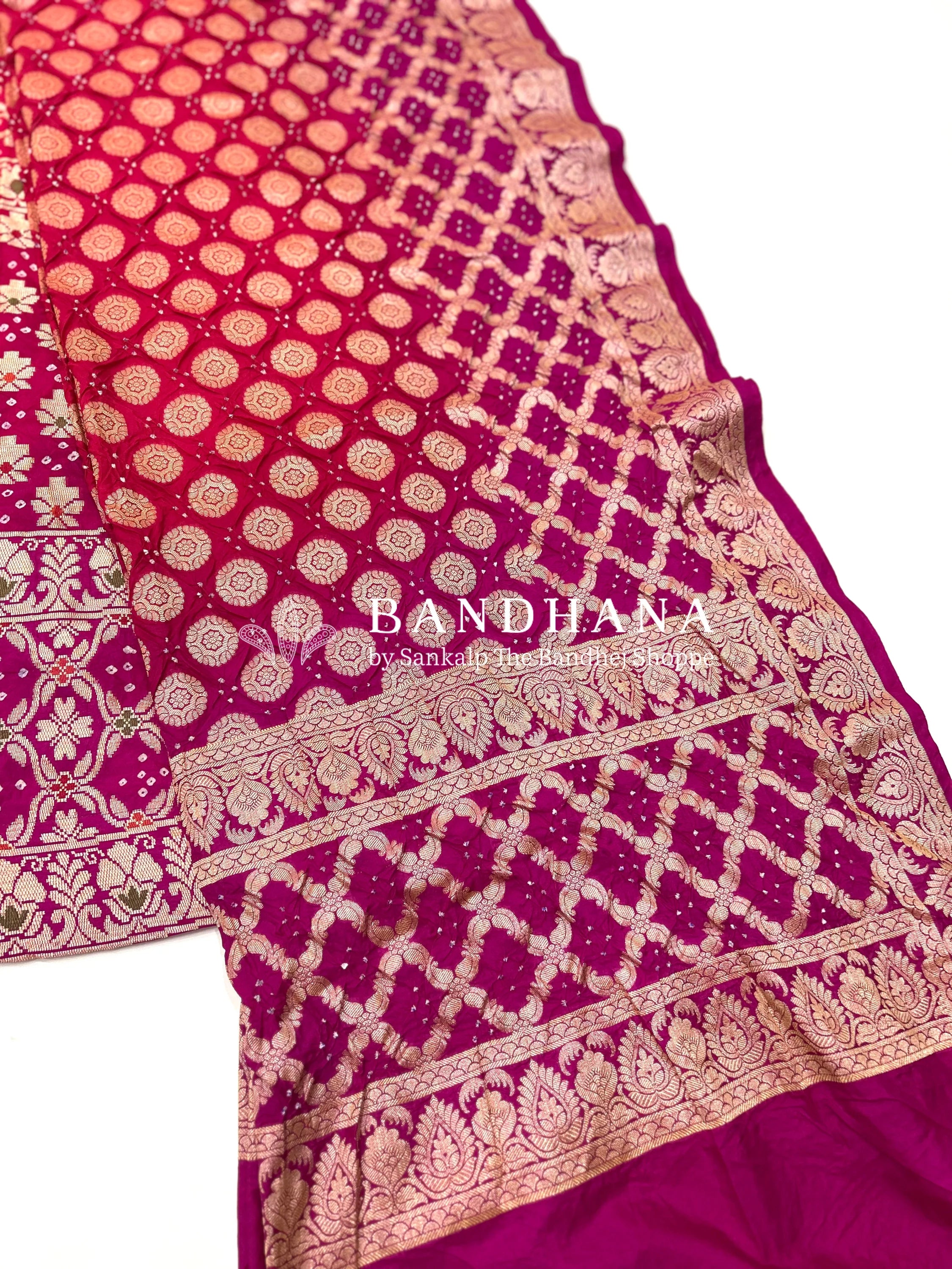 Strawberry Pink-Rani Art Dupion Silk Chaniya Choli Material deeppink / Art Silk Lehengas