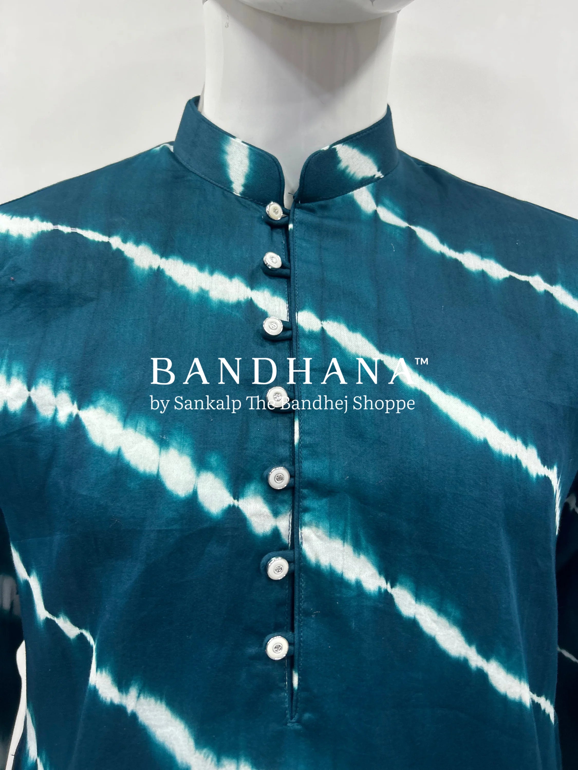 Till Green Cotton Satin Men’s Kurta